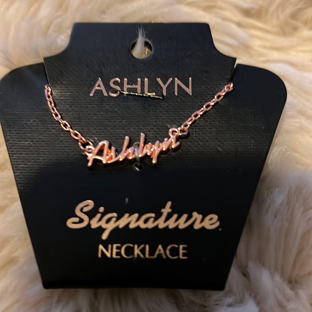 Ashlyn rose colored necklace